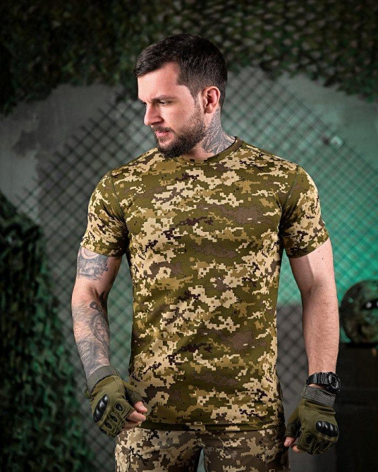 Футболка пиксель потоотводящая  excalibur  МР5926  /\ Одесса - изображение 1