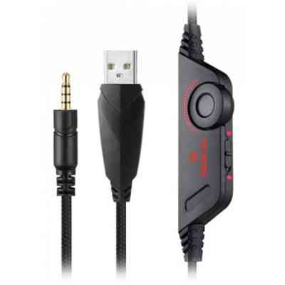 Наушники REAL-EL GDX-7650 Black-Red Винница
