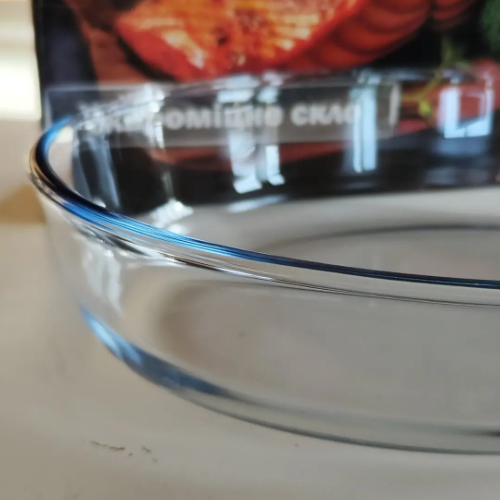 Ємність для запікання 35*24*6см овальна жароміцне скло 50011-04 S&T Житомир - изображение 3