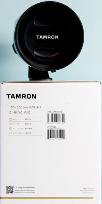 Об'єктив — Зум Об'єктив TAMRON 150-500 mm. F/ 5-6.7 Di III VXD. Київ - фото 6