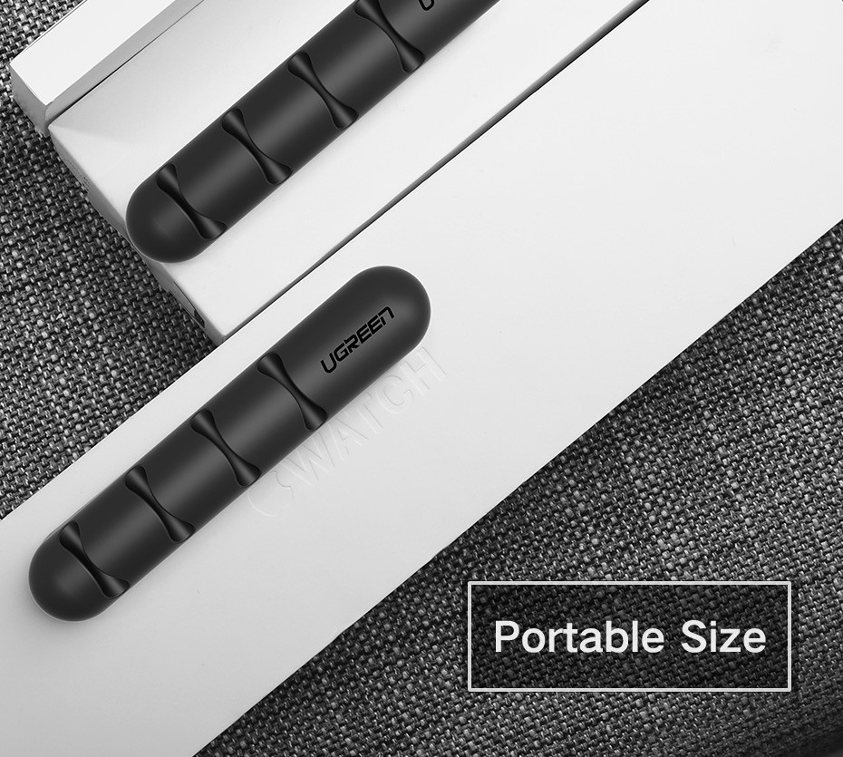 Органайзер тримач для кабелів Ugreen LP114 для 4 проводів (Чорний) Николаев - изображение 10