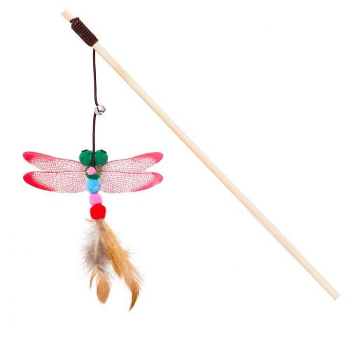 Іграшка Eastland для котів Бабка червона 15х14 см Київ - фото 1