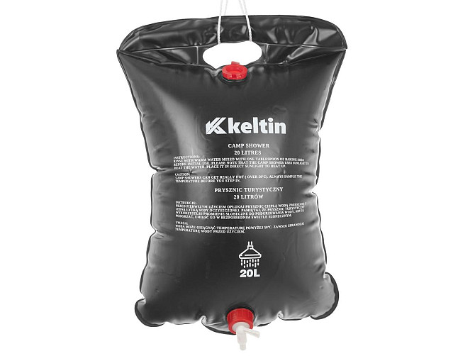 Туристичний душ для кемпінгу 20 л на сонячний підігрів "Keltin" Стрий - фото 2