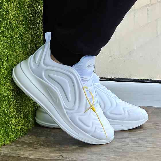 Кроссовки Nike 720 Белые Мужские Найк с Амортизацией (размеры: 40,41,42,43,44,45) Видео Обзор Днепр