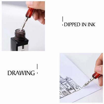 Перо для каліграфії дерево Київ - фото 4