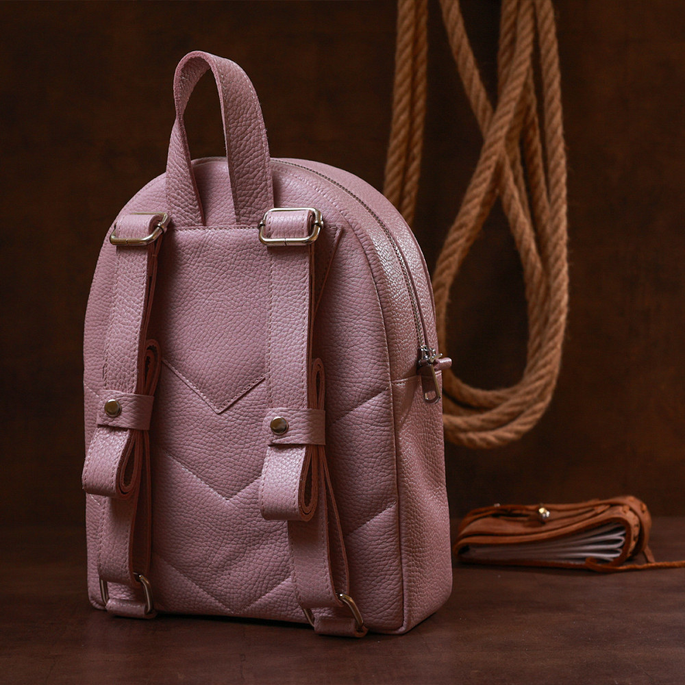 Небольшой женский рюкзак Shvigel 16305 Лиловый Киев - изображение 10