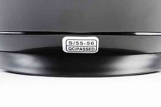 Шолом інтеграл, закритий BLD-М65 S (55-56см), ЧОРНИЙ глянець Киев