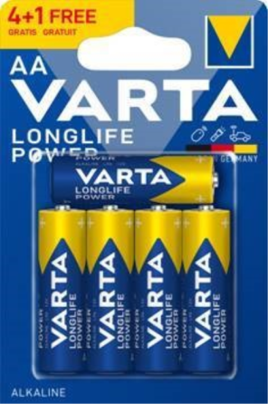 Батарейка пальчик VARTA LONGLIFE POWER AA 1.5V блістер 5 шт Рівне