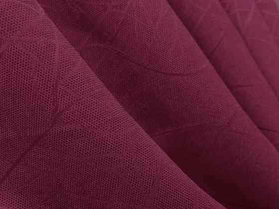 Комплект коротких штор VR-Textil Лен Саванна № 571ш Бордовый 130х170 см 2 шт (35-0354) Киев