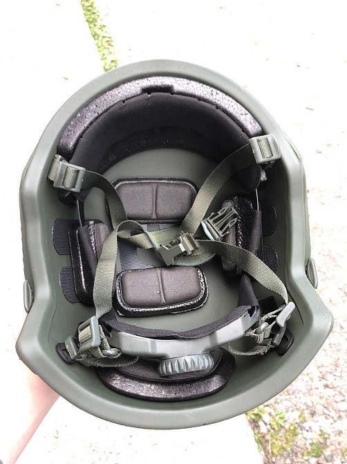 Шолом кевларовий Fast балістичний 3A Каска (розмір універсальний) Зелений Київ - фото 4