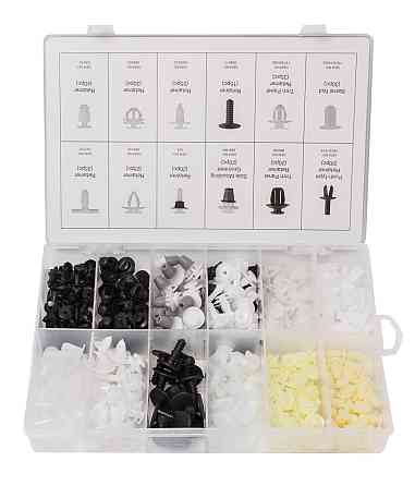 Набор клипс 345 предметов (PEUGEOT), пластиковом органайзере Forsage F-01Z0241 Одесса