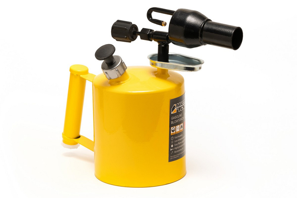 MASTERTOOL Лампа паяльна бензинова MASTERTOOL 1.5 л 1100°С 32 мм 1200 г/год 0.25 МПа 44-5215 Київ - фото 2