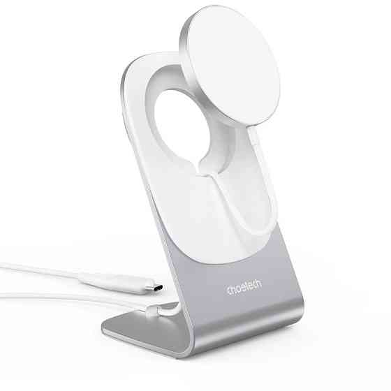 Бездротовий зарядний пристрій Choetech T518-F 15 W + підставка-тримач ( Білий ) Харків
