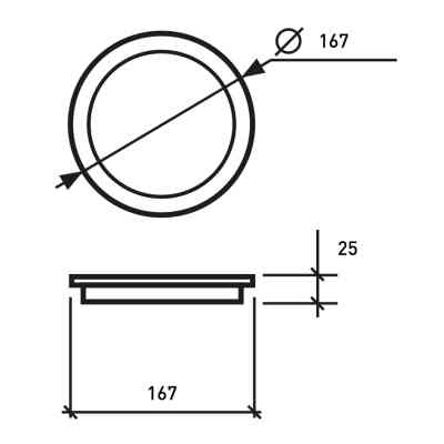 Світильник Eurolamp Downlight NEW 18W 1600Lm 4000K (LED-DLR-18/4(new)) Вінниця
