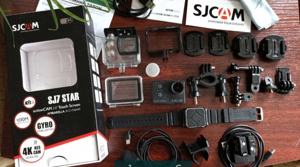 Экшн камеры SJCAM SJ7 Star Wi-Fi+ аксессуары. Киев - изображение 5