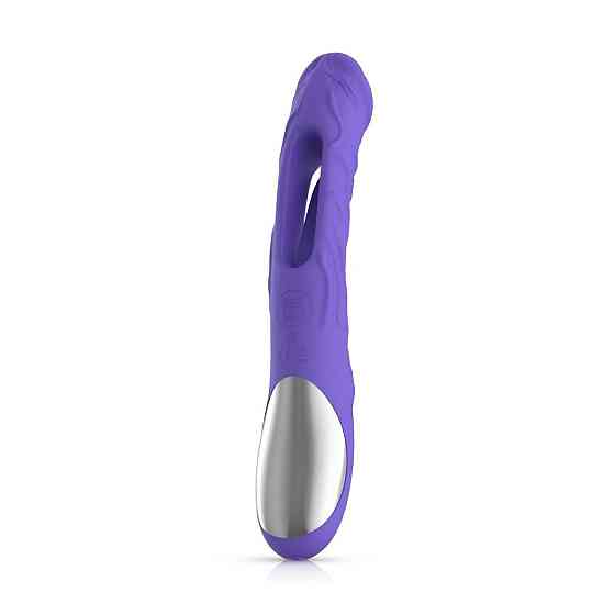 Вибратор Good Vibes Only - Flax Vibrating Dildo with G-Spot Stimulator Sex Aura Киев