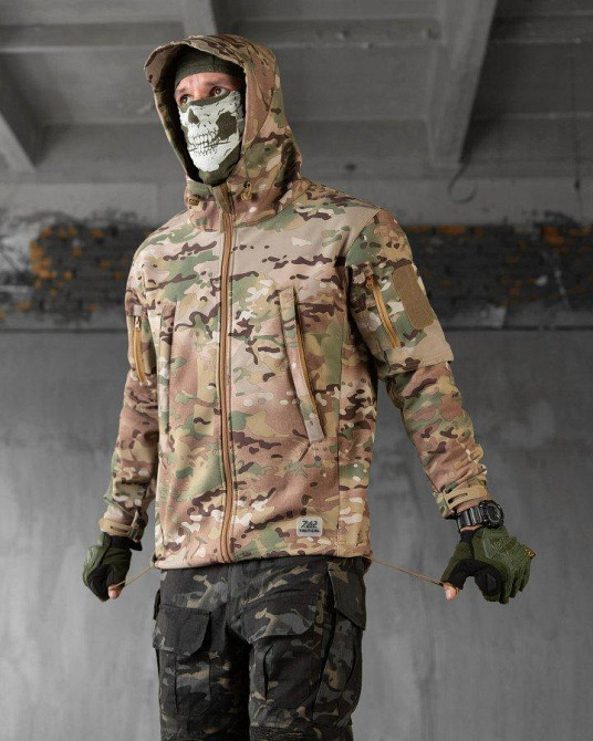 Демисезонная куртка софтшел Status мужская мультикам Одесса - изображение 9