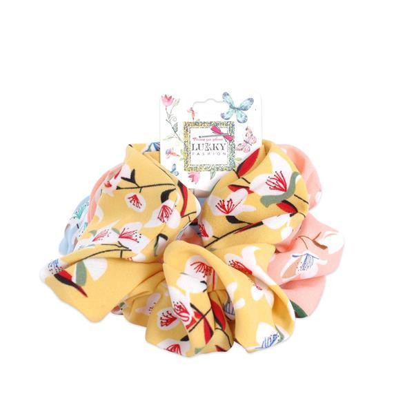 Набір дитячих резинок для волосся Lukky з квітковим принтом 3 шт. (T19596) Харків - фото 1