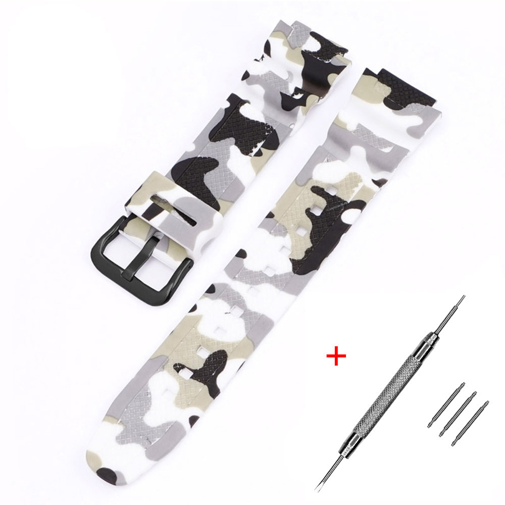 Ремешок для Casio G-Shock AQ-S800/AE-1200 Camo White BK SBR Киев - изображение 1