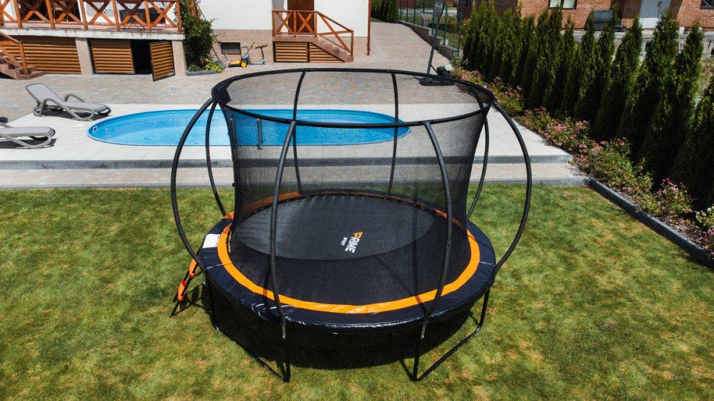 Батут PRIME SPORT INSIDE TITANPRO с внутренней сеткой 10 футов оранжевый Киев - изображение 5