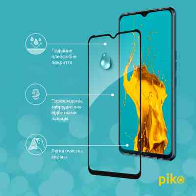 Стекло защитное Piko Full Glue Tecno Spark 8T (1283126542282) Винница