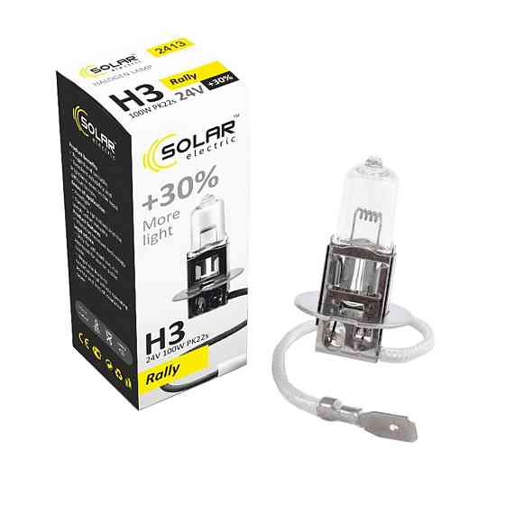 Галогенова лампа Solar H3 24V 100W PK22s Starlight +30% Київ