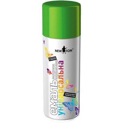 Аэрозольная краска для автомобиля New Ton універсальна 6018 салатний, аероз. 400 мл (000000226) Винница - изображение 1