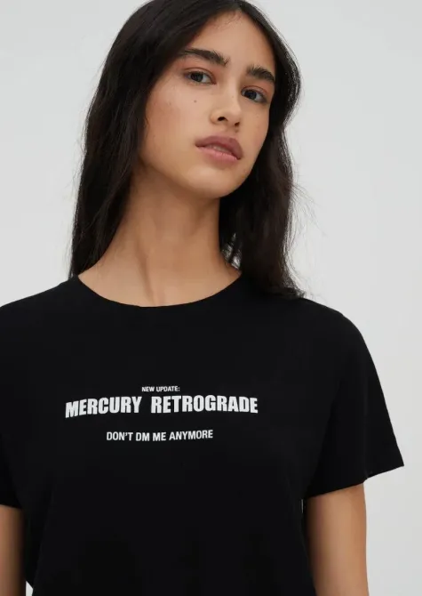 Футболка женская с принтом  46 Черная 2664084153 Днепр - изображение 1