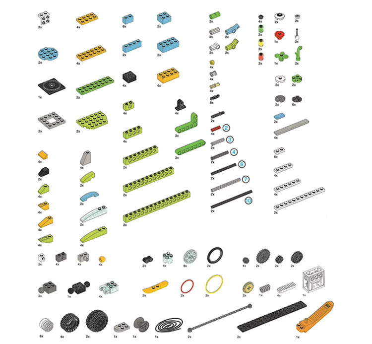 Конструктор обучающий робототехника 280 деталей Webo 2.0 Киев - изображение 4