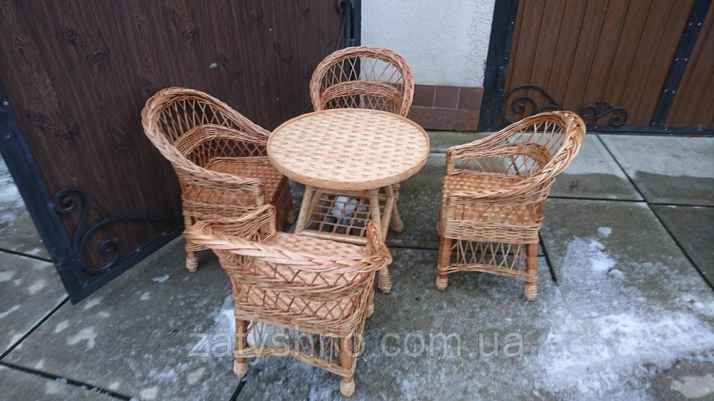 Детский плетеный комплект мебели Киев - изображение 2
