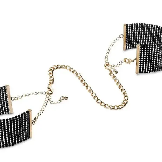 Наручники Bijoux Indiscrets Desir Metallique Handcuffs - Black, металлические, стильные браслеты Львов