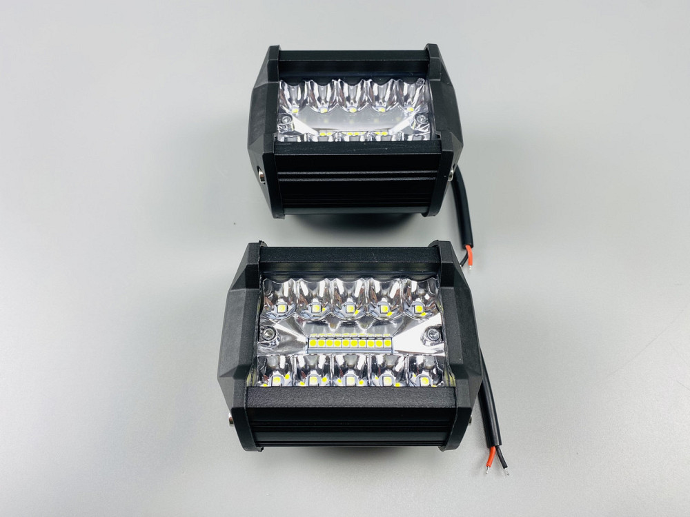 Фара світлодіодна LED прямокутна 60W (20 діодів), робоче світло для автомобіля Мукачево - фото 2
