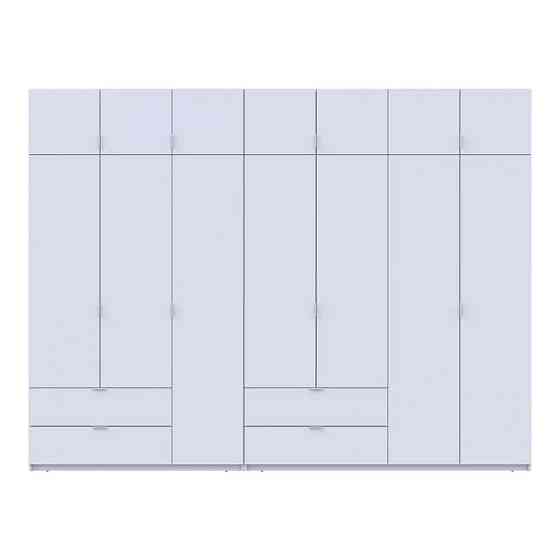 Шкаф для одежды Doros Лукас Белый 3+4 ДСП 315х50х240 DRS-011689 (42005134) Львов