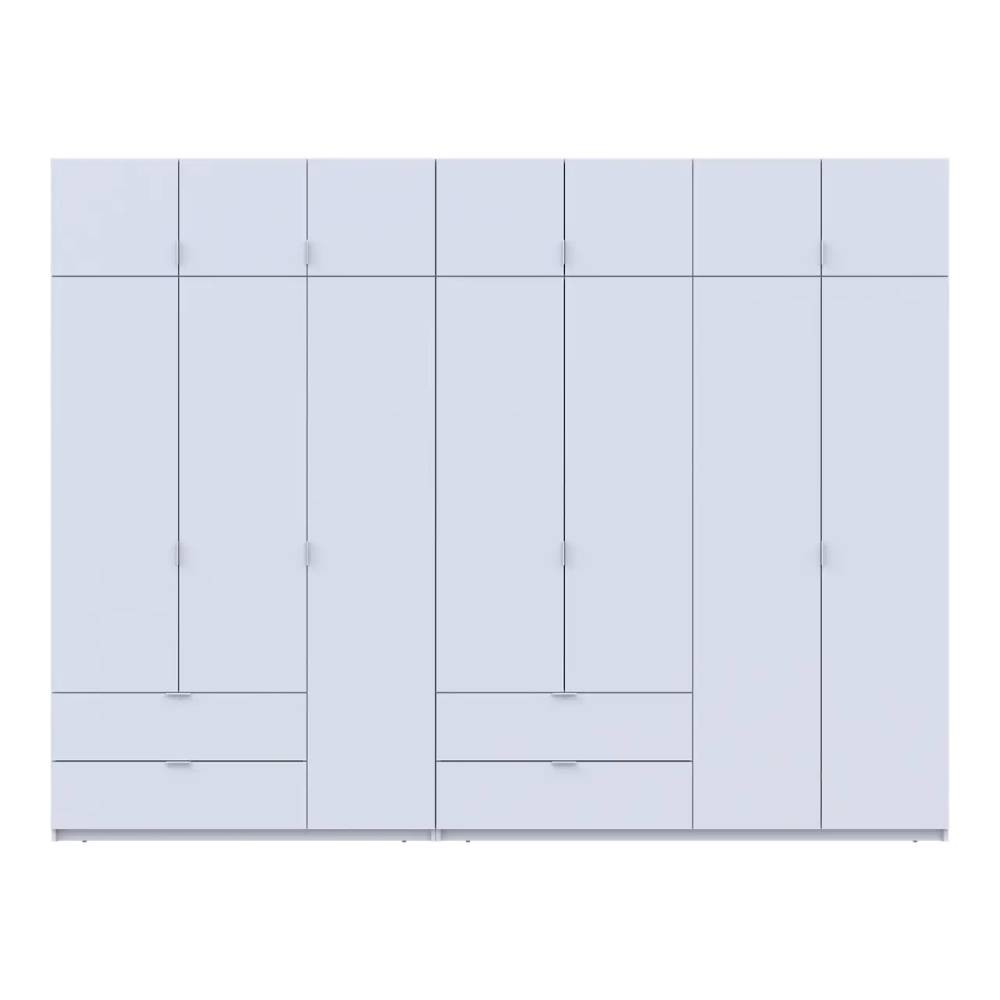 Шкаф для одежды Doros Лукас Белый 3+4 ДСП 315х50х240 DRS-011689 (42005134) Львов - изображение 2