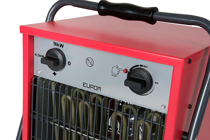 Тепловентилятор електричний Eurom EK9002 9000W IP24 380В термостат доохолодження Дніпро - фото 7