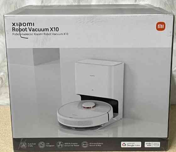 Робот Пылесос c влажной уборкой: Xiaomi Robot Vacuum X10 . НОВЫЙ! Киев