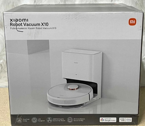 Робот Пылесос c влажной уборкой: Xiaomi Robot Vacuum X10 . НОВЫЙ! Киев - изображение 1