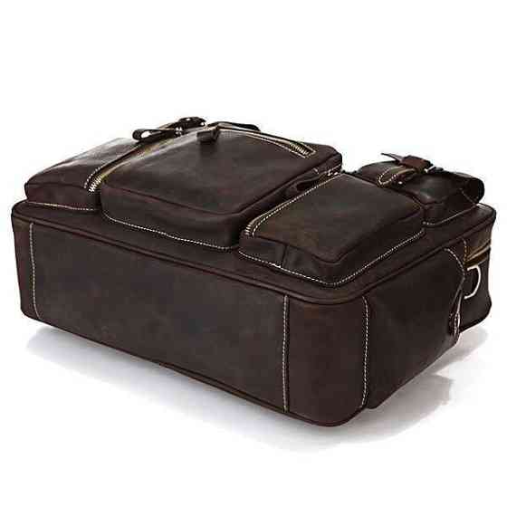 Сумка чоловіча у вінтажному стилі Коричнева (Vintage) Київ