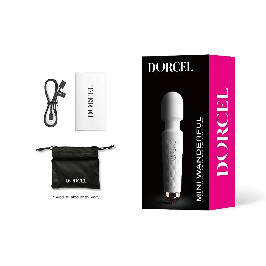 Мінівібромасажер Dorcel Wand Mini Wanderful White Львів - фото 5