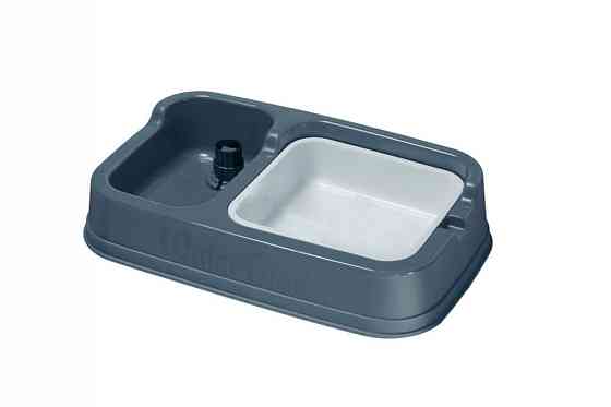 Диспенсер для корму та води 34 x 20.5 x 7 см Київ