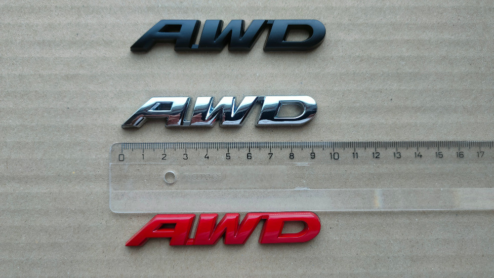 Наклейка на авто Awd Металева не іржавіє Київ - фото 5