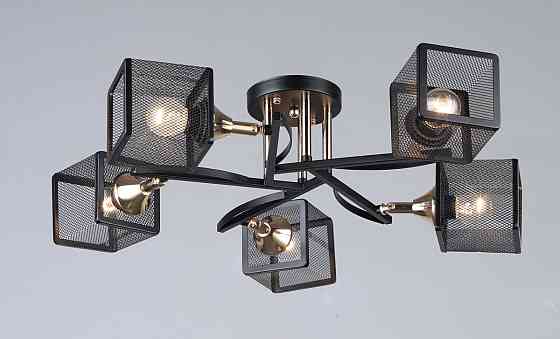 VALESO Люстра стельова чорного кольору B N5708/5 BK+FGD Коломыя