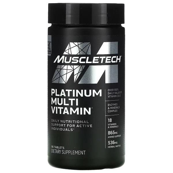Мультивітаміни MuscleTech Platinum Multi vitamin 180tabl Луцьк - фото 1