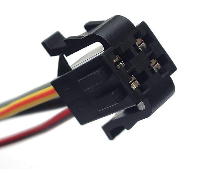 Разъем гнездовой 4 pin для двигателя заднего стеклоочистителя ВАЗ 1117, 1119, 2111, 2112 и выключателя педали Харьков - изображение 1