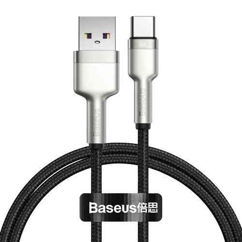 Кабель Baseus Cafule USB 2.0 to Type-C 66W 1M Черный (CAKF000101) Киев