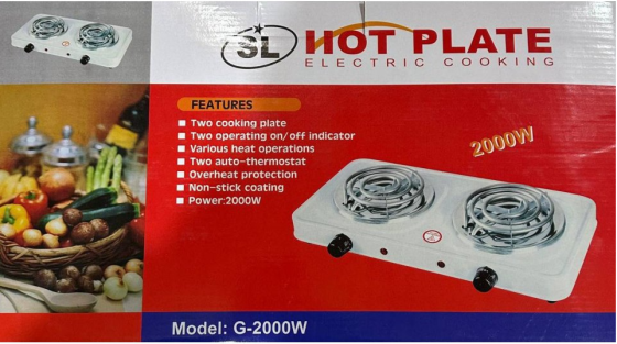 Електропліта Hot Plate G-2000W спіральна Дніпро