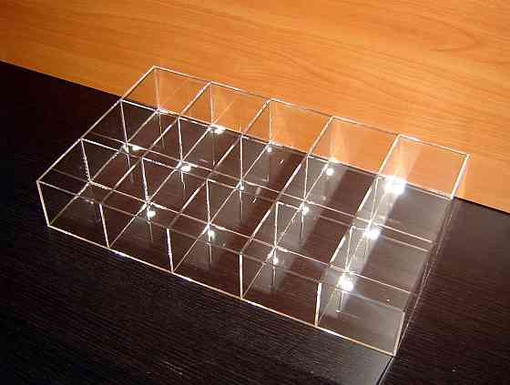 Короб EKOSTAR 15 ячеек для ластиков и мелочей 3мм Киев