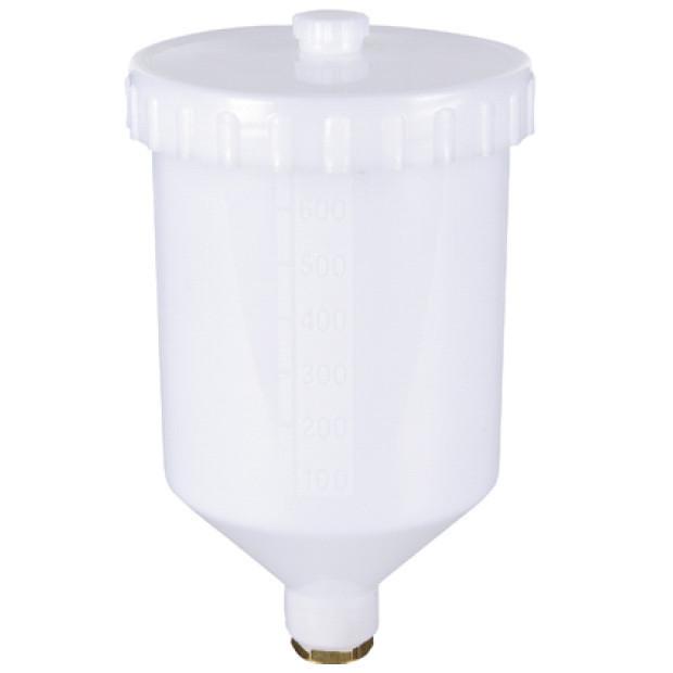 Сменный бачок для краскопульта (внутренняя резьба) 600 мл AUARITA PC-600GPP Одеса - фото 1