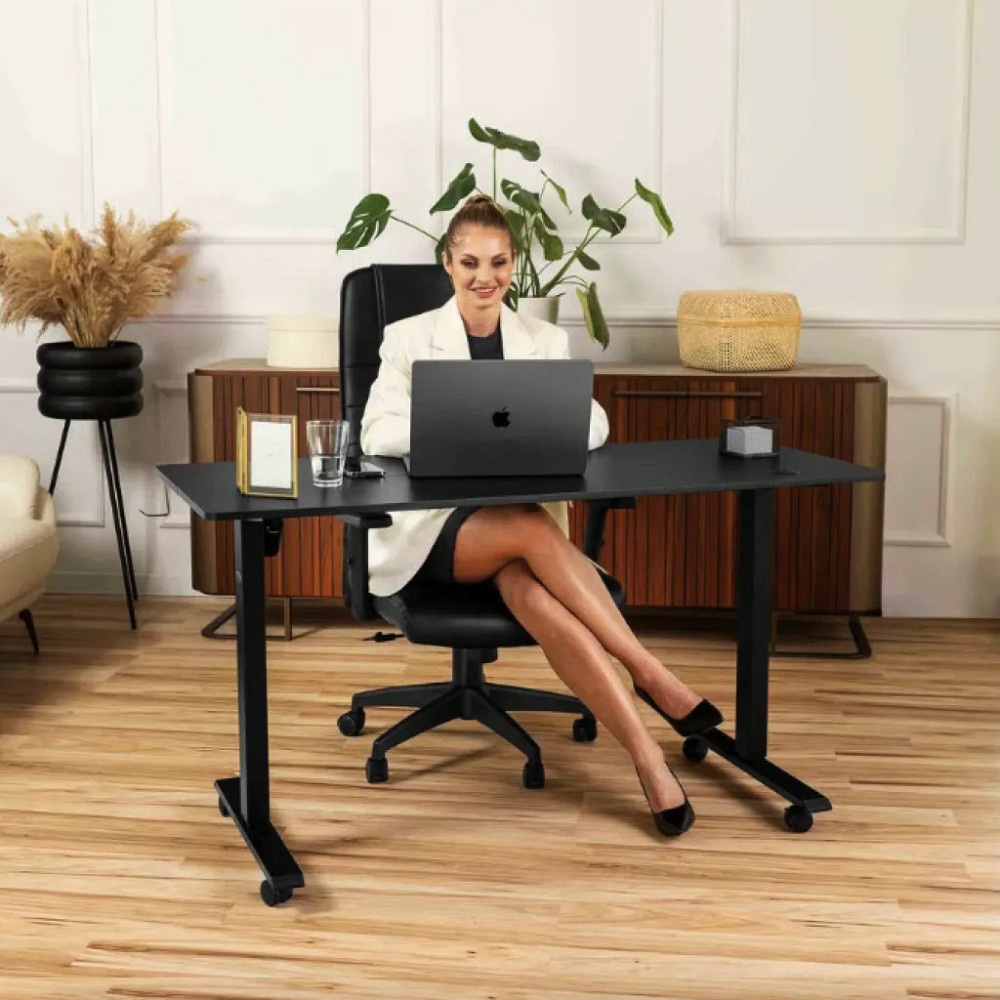 Компьютерный стол Amone с электрической регулируемой высотой черный Игровой для компьютера Стол для работы Киев - изображение 10