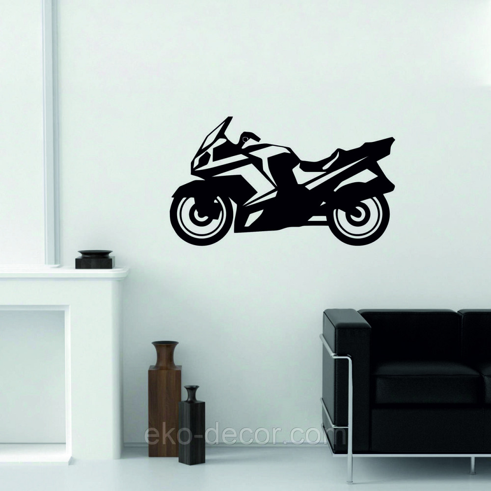 Декоративное настенное Панно «Мотоцыкл» Декор на стену 90*51 см, Черный Киев - изображение 6